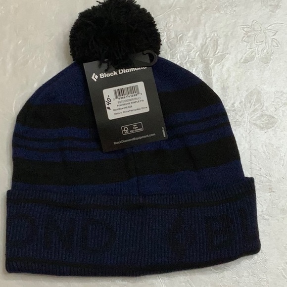 Black Diamond POM BEANIE - Black/blue - Picture 6 of 12